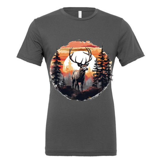 Deer in the Sunset Men's T-Shirt