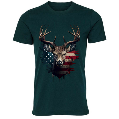 Patriotic Buck Men's T-Shirt