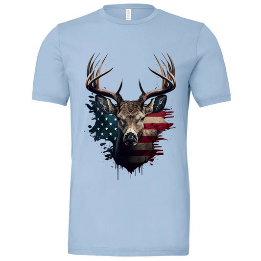 Patriotic Buck Men's T-Shirt