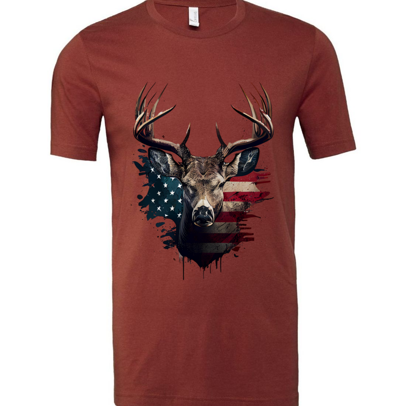 Patriotic Buck Men's T-Shirt