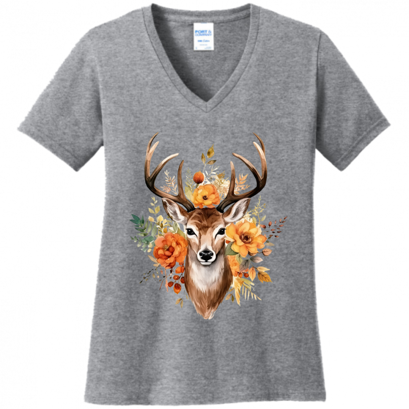 Buck in the Flowers Women's T-Shirt