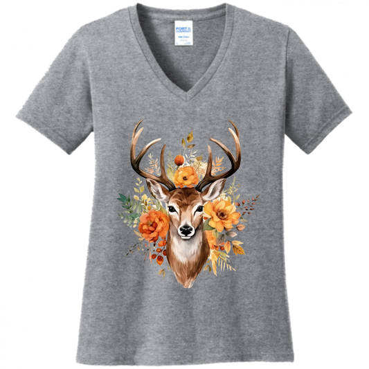 Buck in the Flowers Women's T-Shirt