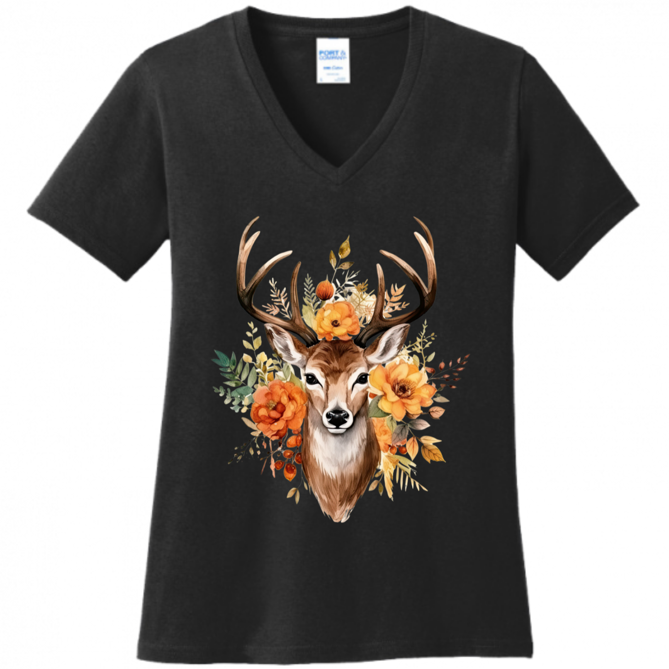 Buck in the Flowers Women's T-Shirt