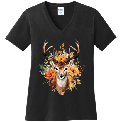 Buck in the Flowers Women's T-Shirt