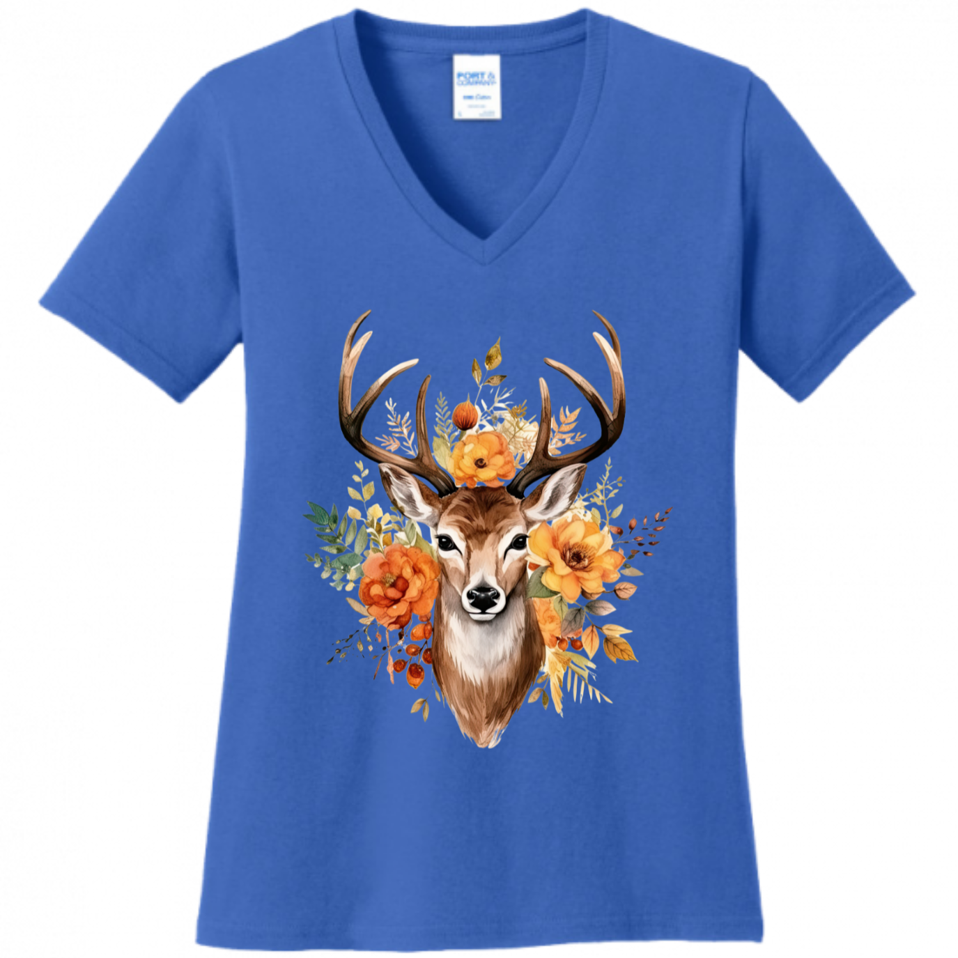 Buck in the Flowers Women's T-Shirt