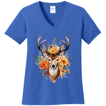 Buck in the Flowers Women's T-Shirt