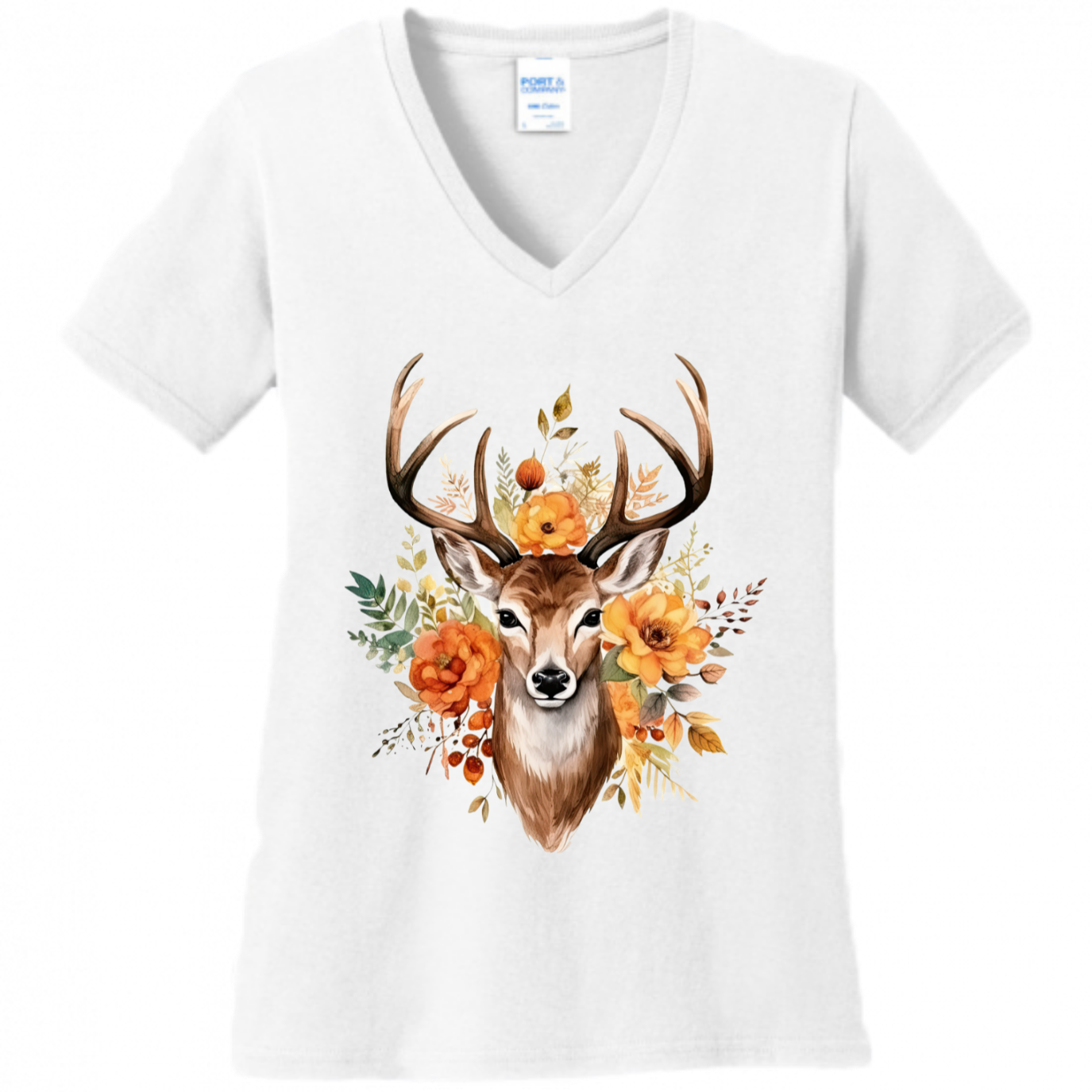 Buck in the Flowers Women's T-Shirt