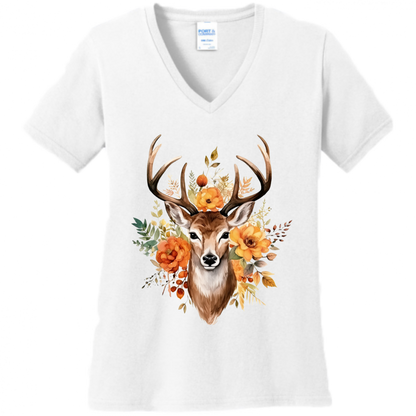 Buck in the Flowers Women's T-Shirt