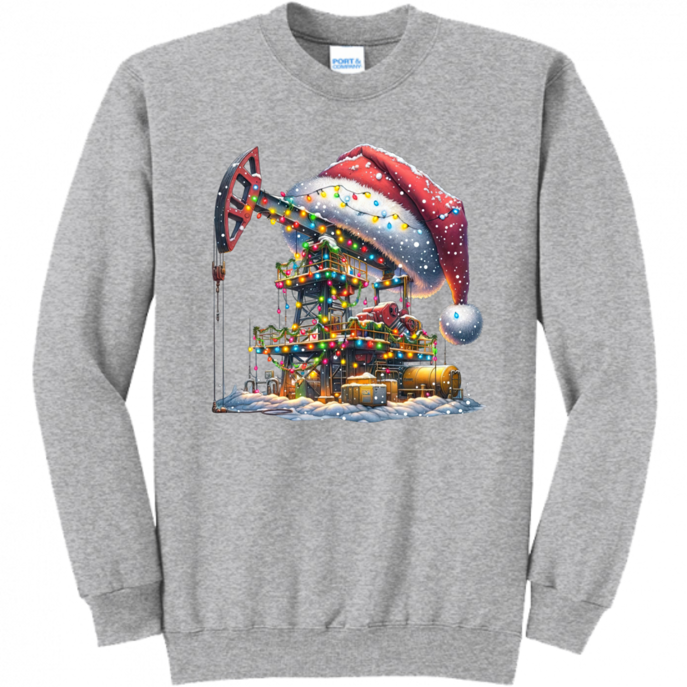 Christmas Pumping Unit Unisex Sweatshirt