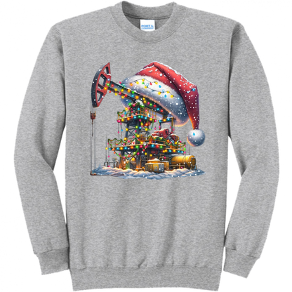 Christmas Pumping Unit Unisex Sweatshirt