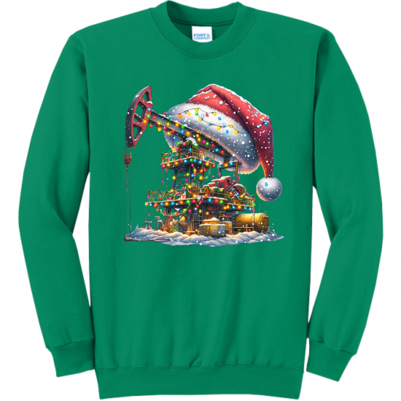 Christmas Pumping Unit Unisex Sweatshirt