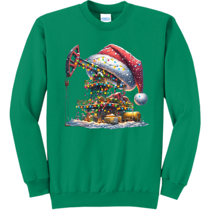 Christmas Pumping Unit Unisex Sweatshirt