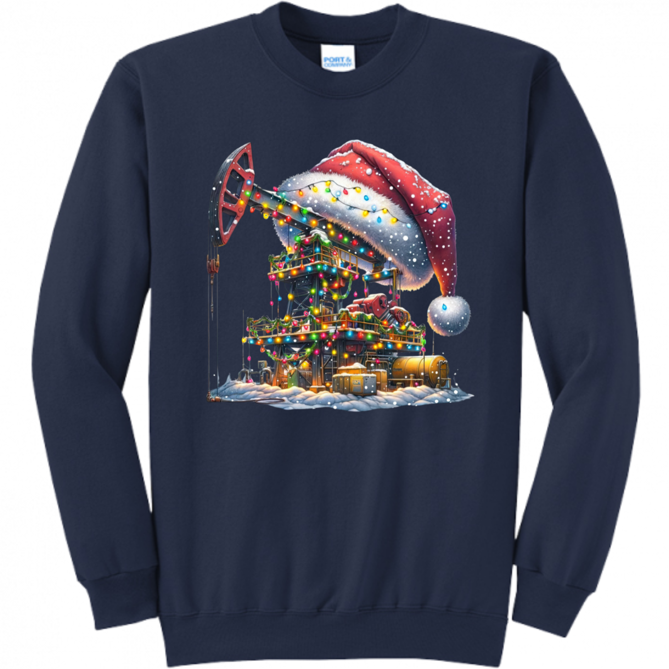 Christmas Pumping Unit Unisex Sweatshirt