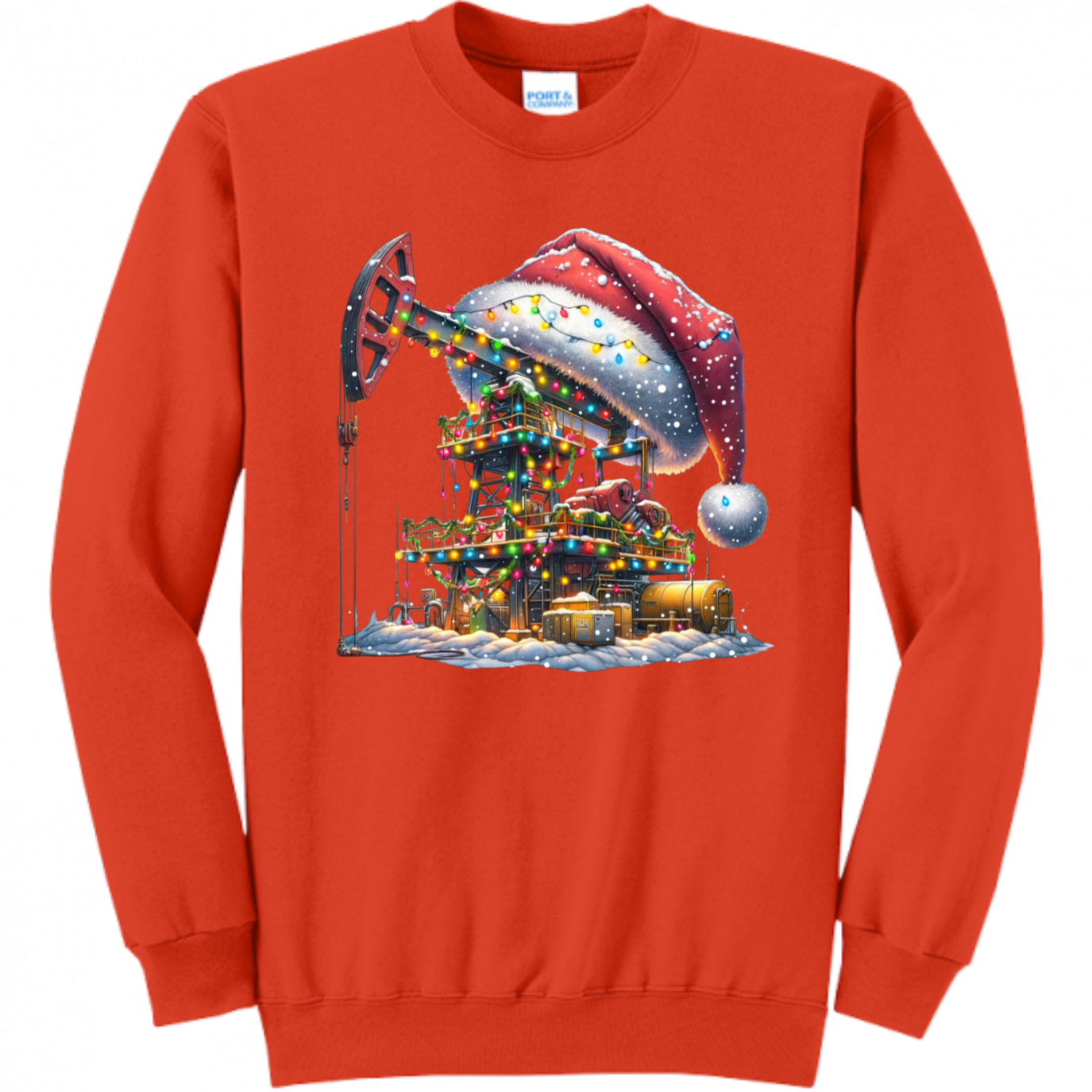 Christmas Pumping Unit Unisex Sweatshirt