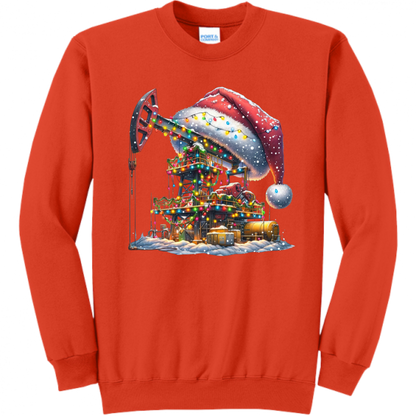 Christmas Pumping Unit Unisex Sweatshirt