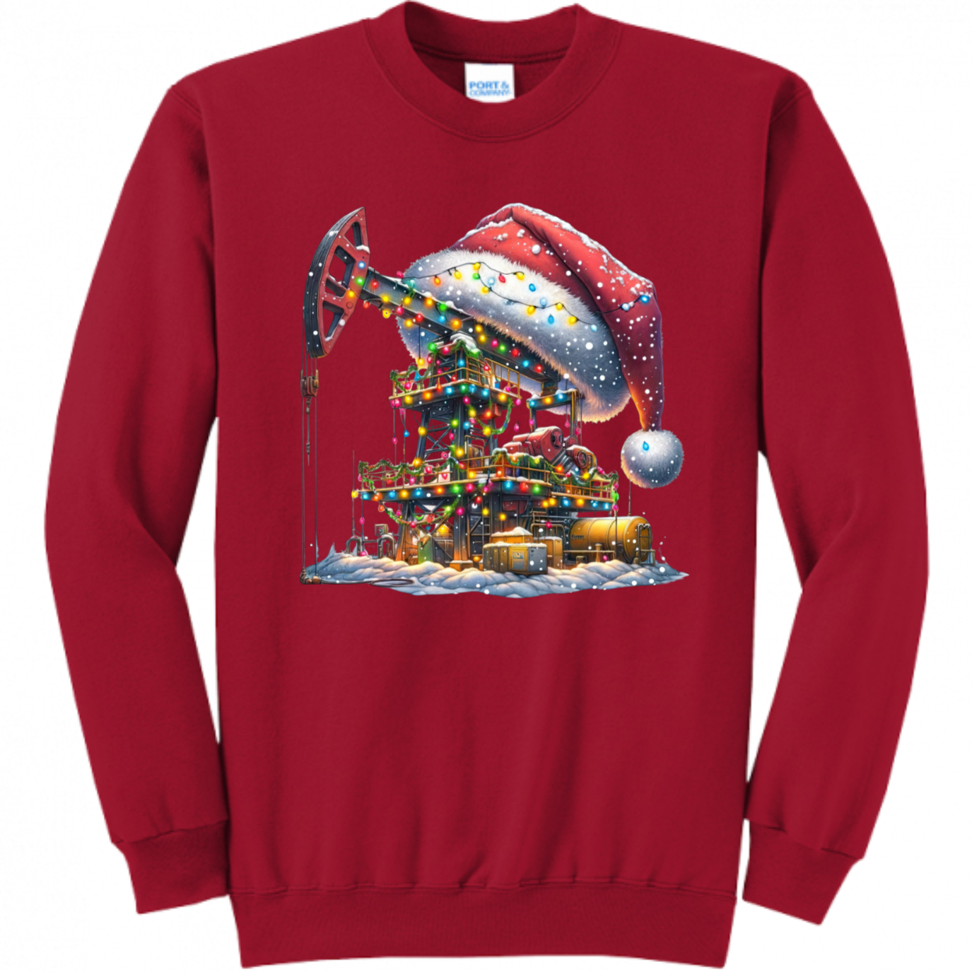 Christmas Pumping Unit Unisex Sweatshirt