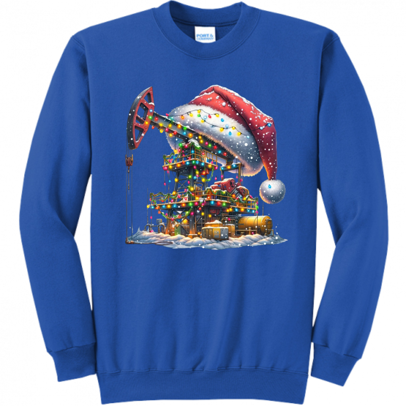 Christmas Pumping Unit Unisex Sweatshirt