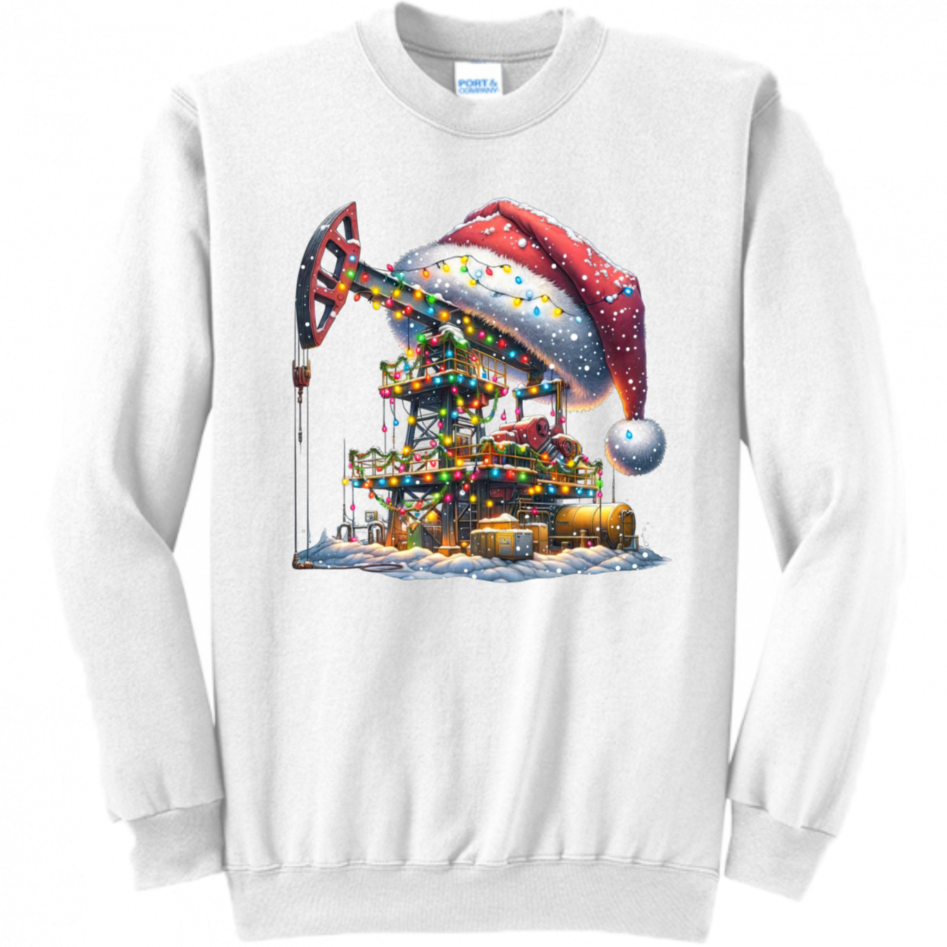 Christmas Pumping Unit Unisex Sweatshirt