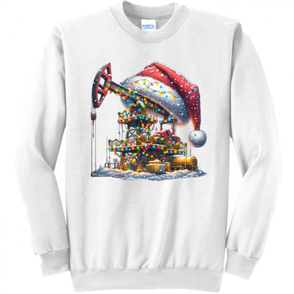 Christmas Pumping Unit Unisex Sweatshirt