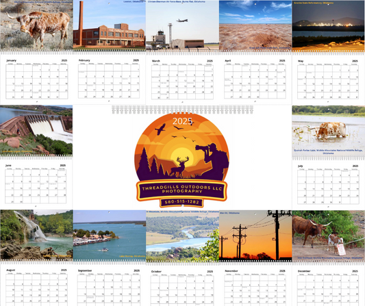 Threadgills Outdoors 2025 Calendar